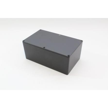 Hammond Pouzdro, řada: 1590 IP54 Stíněné barva Černá barva Přírodní Odlévaný hliník 200 mm 85 mm 120 mm Silikon
