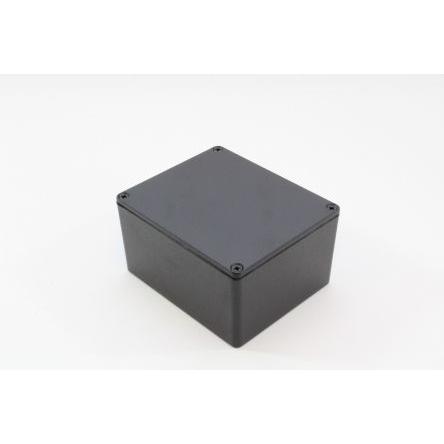 Hammond Pouzdro, řada: 1590 IP65 barva Černá barva Černá Odlévaný hliník 120 mm 65 mm 100 mm Silikon