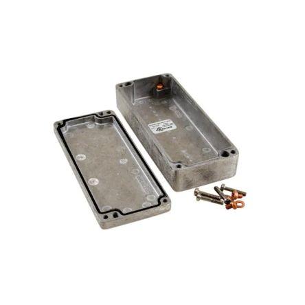 Hammond Pouzdro, řada: 1590Z IP68 barva Černá, Šedá IK08 Odlévaný hliník 150 mm 26 mm 64 mm Silikon