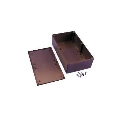 Hammond Pouzdro, řada: 1591XX IP54 Stíněné S přírubou barva Průhledná modrá, Černá, Šedá Plast ABS 193 mm 56 mm 112 mm