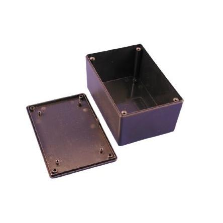 Hammond Pouzdro, řada: 1591XX IP54 S přírubou barva Šedá, Černá, Průhledná modrá ABS 122 mm 56 mm 81 mm