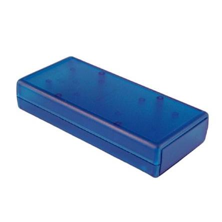 Hammond Skříň ABS, řada: 1593 IP54 ABS 28 mm barva Průhledná modrá 140 mm 66 mm