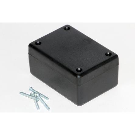 Hammond Pouzdro, řada: 1594 IP54 Stíněné barva Černá, Šedá barva Černá Plast ABS 81 mm 28 mm 56 mm
