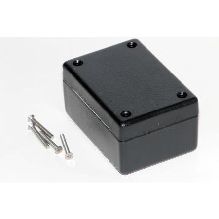 Hammond Pouzdro, řada: 1594 IP65 Stíněné barva Černá, Šedá barva Černá ABS 81 mm 28 mm 56 mm