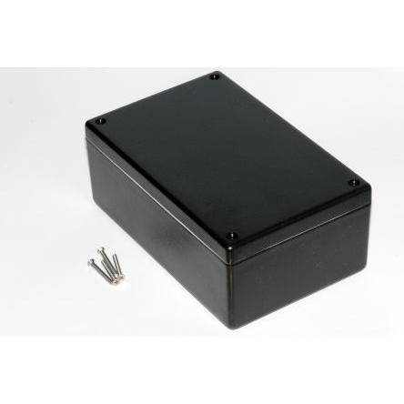 Hammond Pouzdro, řada: 1594 IP66 barva Černá, Šedá barva Černá Plast ABS 168 mm 53 mm 107 mm
