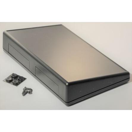 Hammond Pouzdro počítače, řada: 1599T Zešikmená přední strana Černá ABS 220 mm 46 mm 140 mm