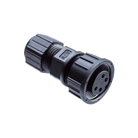 Kulatý konektor, počet kontaktů: 10, Kabel, velikost: Standard Amphenol Industrial, pohlaví kontaktu: Vnitřní, orientace