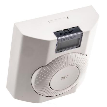 Drayton Termostat, řada: Digistat 30 °C 1 A 5 °C 1.5V 1000V