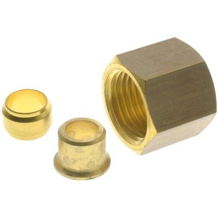 Závitová armatura Přímý Přechod RS PRO Se závitem, Mosaz Vnitřní Metrické M14 Female 14 mm Female