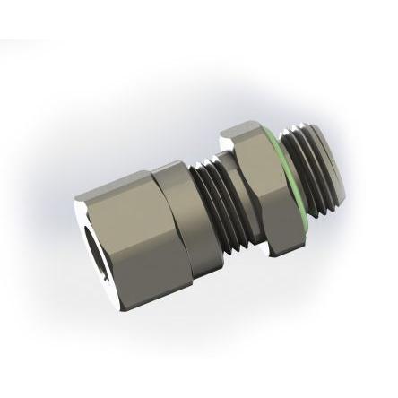 RS PRO Pneumatický přímý adaptér s vněj. závitem, řada: 69485, 8mm Zásuvný, Vnější 1/4" BSP