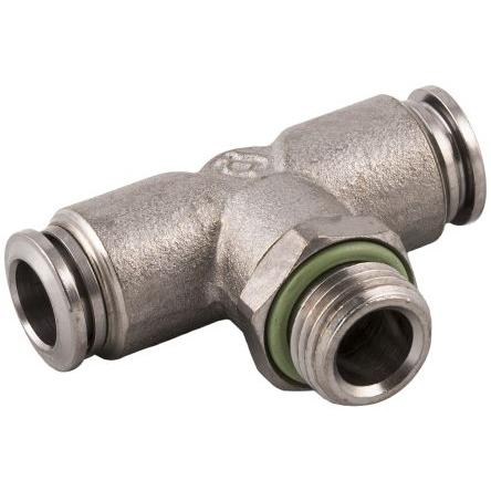 Pneumatická rychlospojka, řada: 70216, Niklovaná mosaz1/8 in Vnější Pneumatické koleno 4mm RS PRO