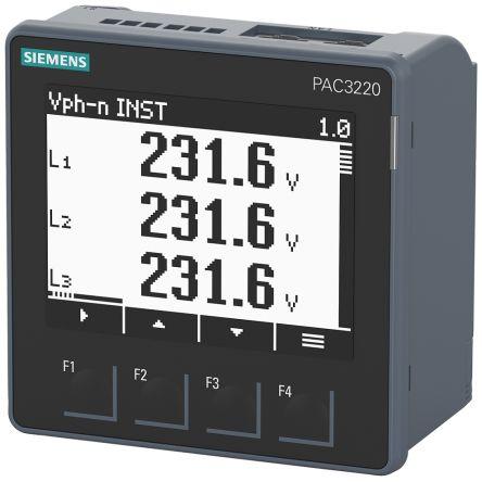 Měřič spotřeby energie, řada: SENTRON PAC3220 LCD 5číslicový Digitální Impulzový výstup výška číslice 85 mm, výška