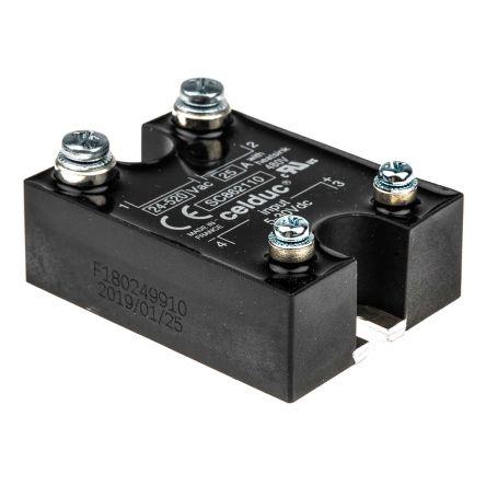 Celduc Polovodičové relé 25 A Panel 400 V ac SC862110 30V