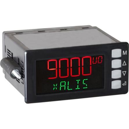 JM CONCEPT Digitální panelový multifunkční měřič, řada: XALIS 9000 LCD, výška výřezu: 45 mm, šířka výřezu: 92 mm pro