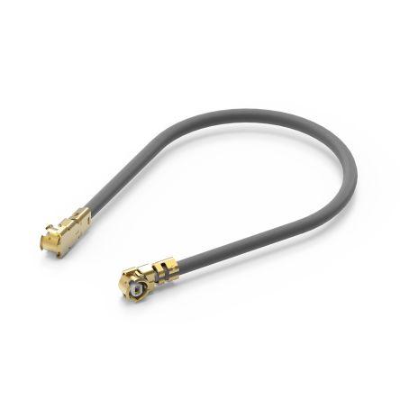 Koaxiální kabel, řada: WR-UMRF UMRF, Černá Fluorovaný ethylenpropylen, vnější průměr: 1.37 mm OD 200 mm 50 Ω Wurth