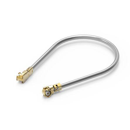 Koaxiální kabel, řada: WR-UMRF UMRF, Šedá Fluorovaný ethylenpropylen, vnější průměr: 1.37 mm OD 300 mm 50 Ω Wurth