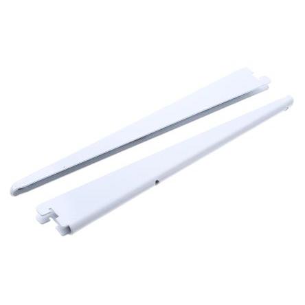 Nástěnný držák, Ocel barva Bílá x 370mm x 370 mm RS PRO