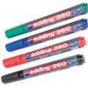 Značkovač na bílé tabule Bullet hrot 360/4S 4 ks, Různé 1.5 to 3 mm Edding