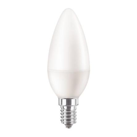 Svíčková LED žárovka GLS, svítivost: 806 lm, řada: CorePro, 7 W, objímka žárovky: E14, B38, 240V ekvivalent 60 W,