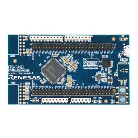 Renesas Electronics Vývojová deska, RA6E1, MCU, 32 bitů RTK7FPA6E1S00001BE, Mikrokontrolér, ARM Cortex M33, Deska pro
