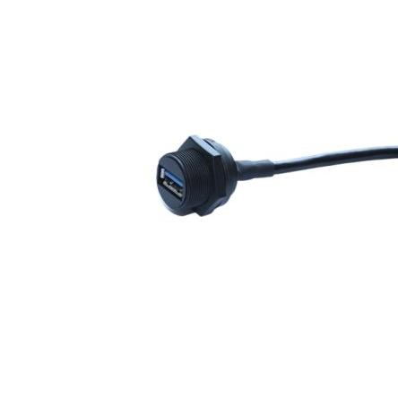 RS PRO USB typ A, řada: USB Type A Vnitřní, počet portů: 1portový, orientace těla: Rovný USB typu A, Panel USB 3.0,