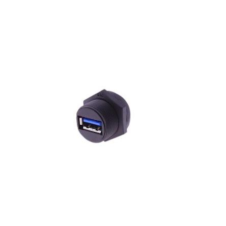 RS PRO USB typ A, řada: USB Type A Vnitřní, počet portů: 1portový, orientace těla: Rovný USB typu A, Panel USB 3.0,