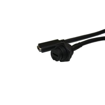 RS PRO Konektor USB C, řada: USB Type C Vnitřní, počet portů: 1portový, orientace těla: Rovný USB typu C, Panel USB 3.1,