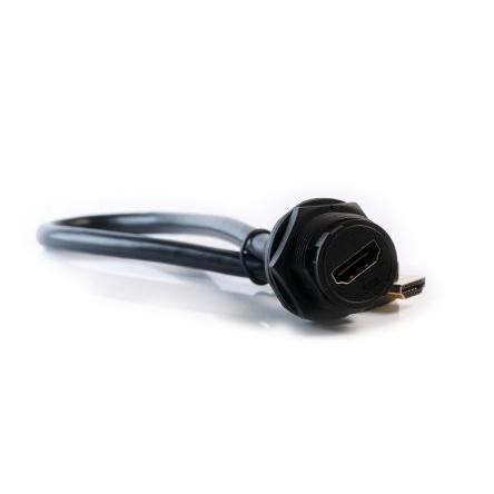 RS PRO Konektor HDMI, číslo řady: Waterproof HDMI, C4 Vnitřní, počet kontaktů: 19, orientace těla: Rovný