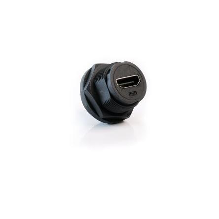 RS PRO Konektor HDMI, číslo řady: Waterproof HDMI, C4 Vnitřní, počet kontaktů: 19, orientace těla: Rovný