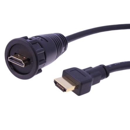 RS PRO Vysoká rychlost 2 m, A: Vnější HDMI, B: Vnější HDMI