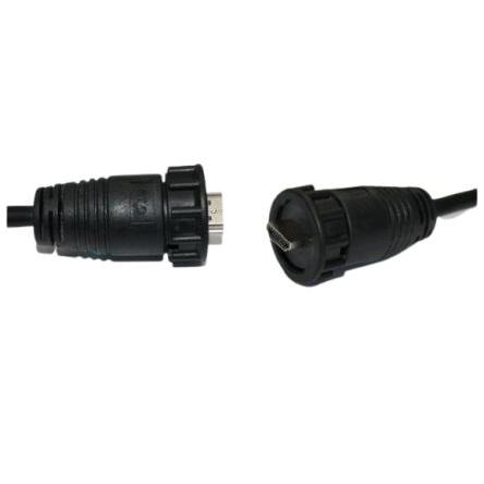 RS PRO Vysoká rychlost 2 m, A: Vnější HDMI, B: Vnější HDMI