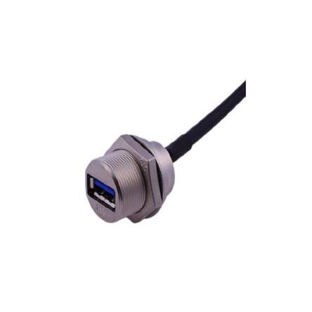 RS PRO USB typ A, řada: USB Type A Vnitřní, počet portů: 1portový, orientace těla: Rovný USB typu A, Panel USB 3.0,