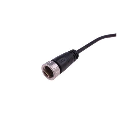 RS PRO Kabel USB do zásuvky IC Vnější, řada: GT21C, A: USB typu C, 2 m Vnější, Černá, B: USB typu C