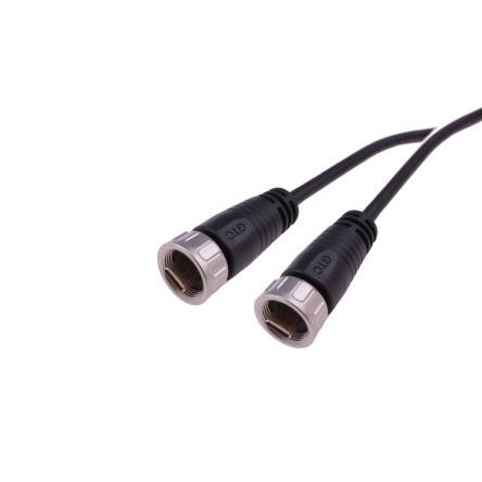 RS PRO Kabel USB do zásuvky IC Vnější, řada: GT21C, A: USB typu C, 2 m Vnější, Černá, B: USB typu C