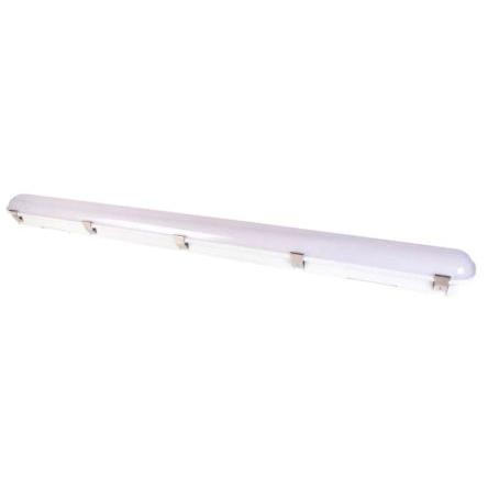 RS PRO Lištové svítidlo, řada: DS 0417 V1.0 02/2022 NPD 0728 Světle šedá, 55 W, typ žárovky: LED 1 Antikorozní, barevný
