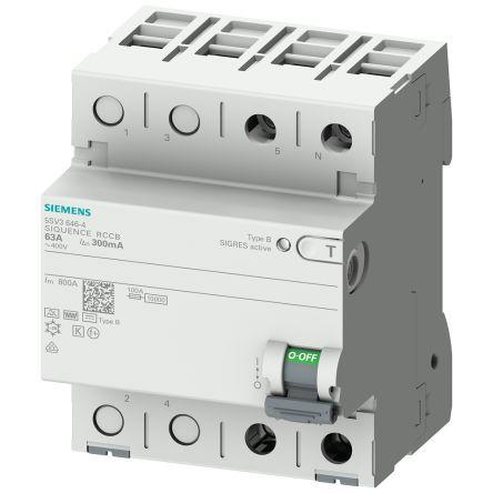 Jistič zbytkového proudu 2pólový Typ B 16A 30 mA Siemens Typ B SENTRON 5SV3321 EAC, UKCA, CE, VDE