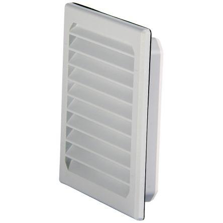 Siemens Ventilační mřížka Světle šedá, Plastové Paralelní 105 mm 105mm 16.5 mm