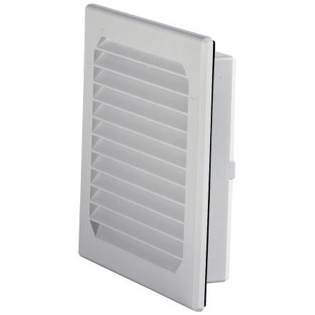 Siemens Ventilační mřížka Světle šedá, Plastové Paralelní 148 mm 148mm 28.5 mm