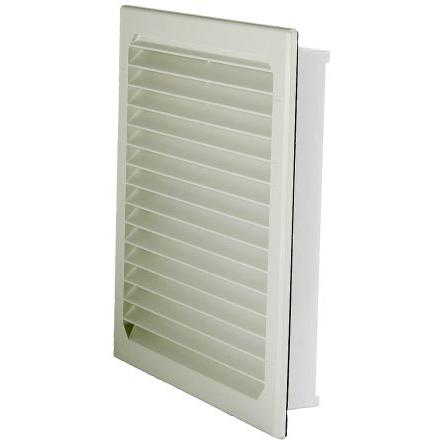 Siemens Ventilační mřížka Světle šedá, Plastové Paralelní 250 mm 250mm 37 mm