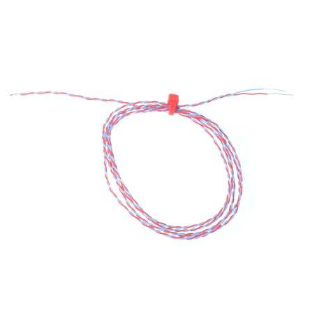 Termočlánek s odkrytým spojem ANSI 3 m kabel typ Typ T Perfluoralkoxyalkan 3 m sonda, -75 °C 1 mm na 250 °C ANSI, RoHS