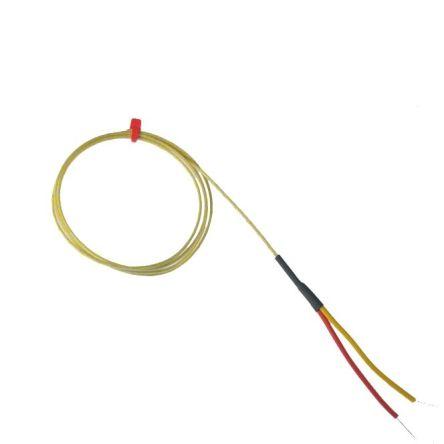 Termočlánek s odkrytým spojem ANSI 3 m kabel typ K Skelné vlákno 3 m sonda, 60 °C 1 mm na 350 °C RoHS Compliant, ANSI RS