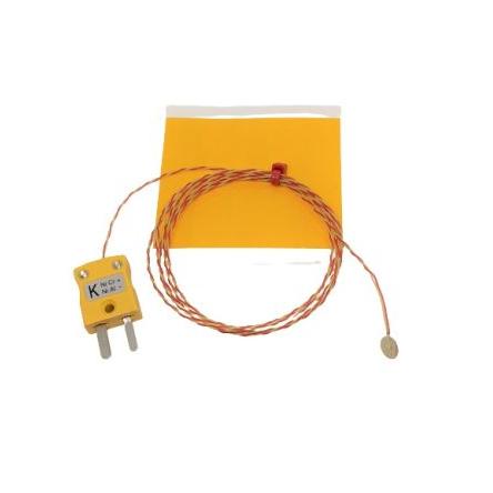 Termočlánek s měděným diskem ANSI 1 m kabel typ K Měď 1 m sonda, 0 °C 6.35 mm na 200 °C RoHS Compliant, ANSI RS PRO
