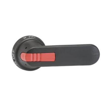 Otočná klika Černá, řada: 1SCA 1 zámky, pro použití s: Pistolová rukojeť, délka: 145 mm IP65 ABB