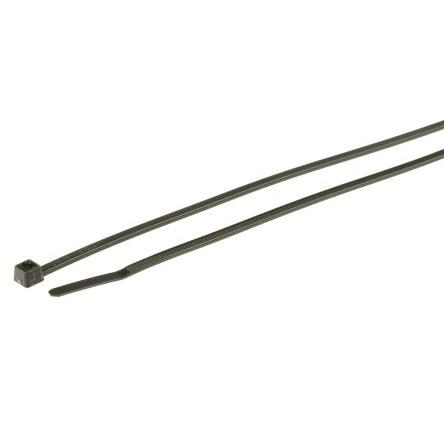 Stahovací páska Odolné vůči UV záření 111-02160 T18L-PA66W-BK 200 mm 2.5mm Černá Nylon 66 HellermannTyton