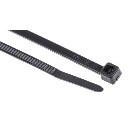 Stahovací páska Uvnitř vroubkované 111-03460 T30L-PA66W-BK 198 mm 3.5mm Černá Nylon 66 HellermannTyton