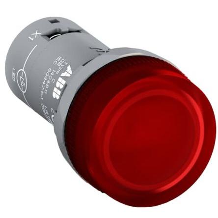 ABB Kontrolka, řada: CL Červená, průměr výřezu: 22 mm Panel montáž