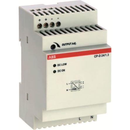 ABB Napájecí zdroj na lištu DIN CP-D, počet výstupů: 1 Spínaný režim 240V ac 1.3 A St. 24V dc DC 30 W