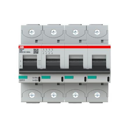 ABB Miniaturní jistič, rozsah: S800C 4pólový 80A vypínací výkon 25 kA, charakteristika: Typ C, rozsah: High Performance