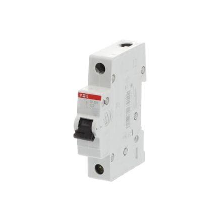 ABB Miniaturní jistič, rozsah: SH200 1pólový 2A vypínací výkon 6 kA, charakteristika: Typ C, rozsah: ComPact Home 253V
