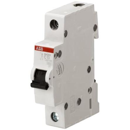 ABB Miniaturní jistič, rozsah: SH200 1pólový 4A vypínací výkon 6 kA, charakteristika: Typ C, rozsah: ComPact Home 253V